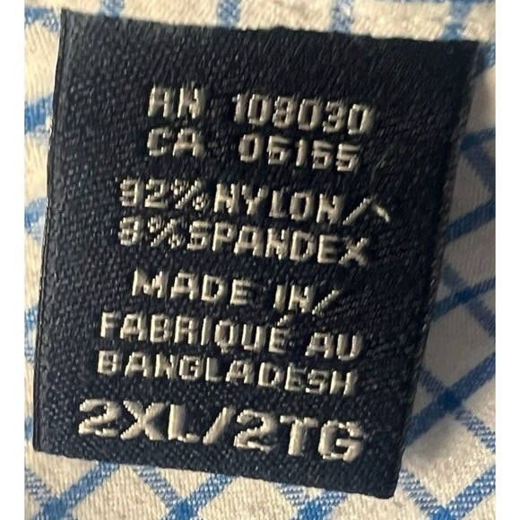 Devon & Jones Men's CrownLux Micro Windowpane French Blue Dress Shirt XXL DG540 - Picture 6 of 8